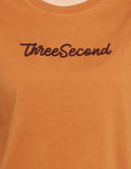 3SECOND T-shirt Lengan Pendek Print Brand