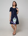 Disney Maleficent Short Sleeve Midi Dress