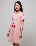 Disney Sweety Pooh Short Sleeve Midi Dress