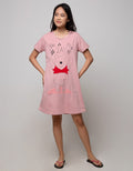 Disney Sweety Pooh Short Sleeve Midi Dress