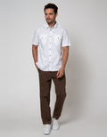 Watchout Casual Cargo Long Pants Button