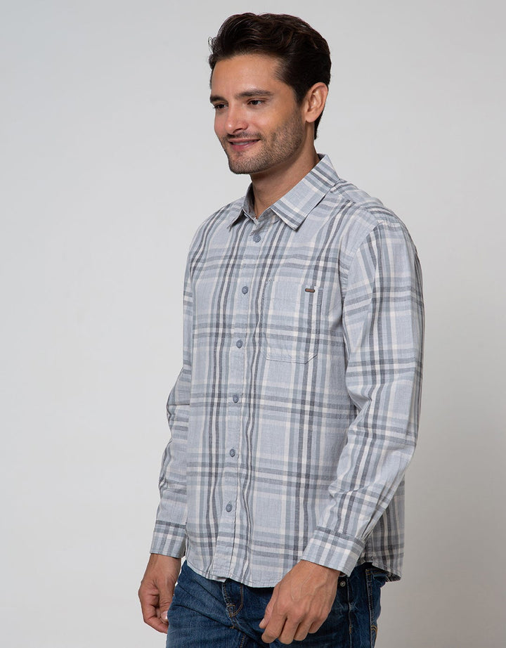 Watchout Casual Long Sleeve Shirt Cubes