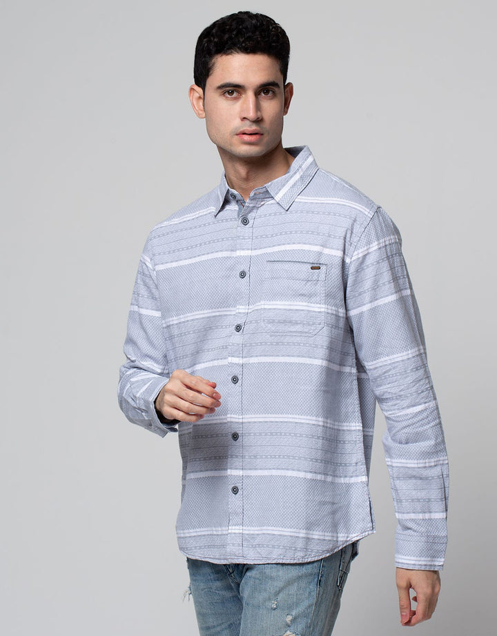 Watchout Casual Shirt Print Stripe