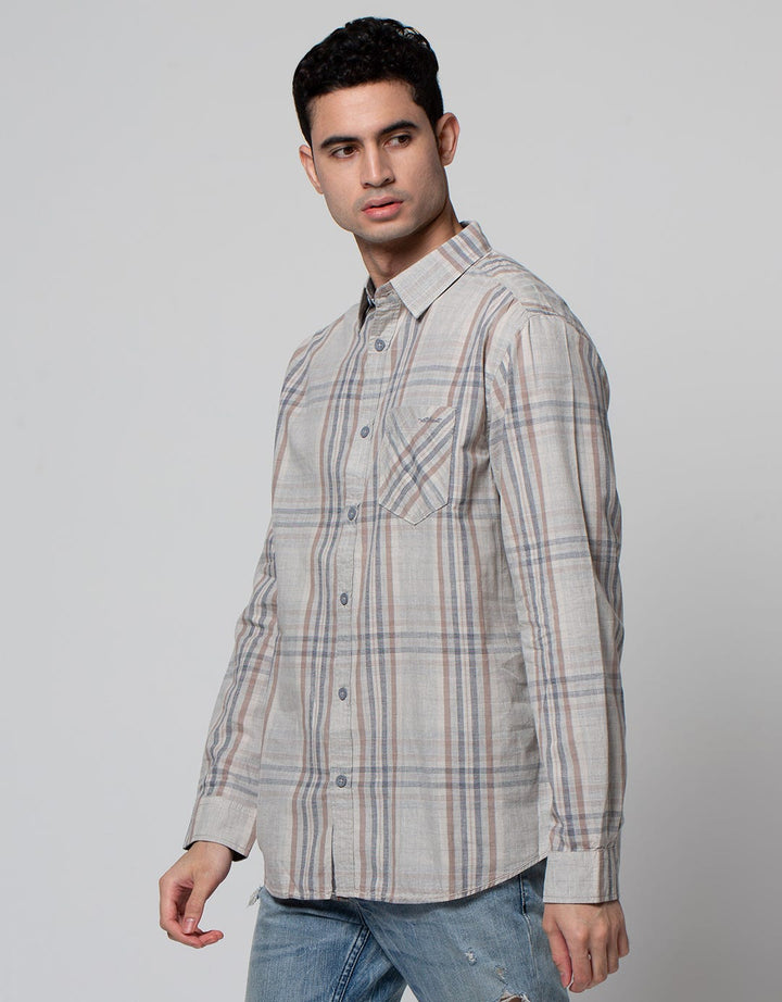 Watchout Casual Shirt Long Sleeve Check