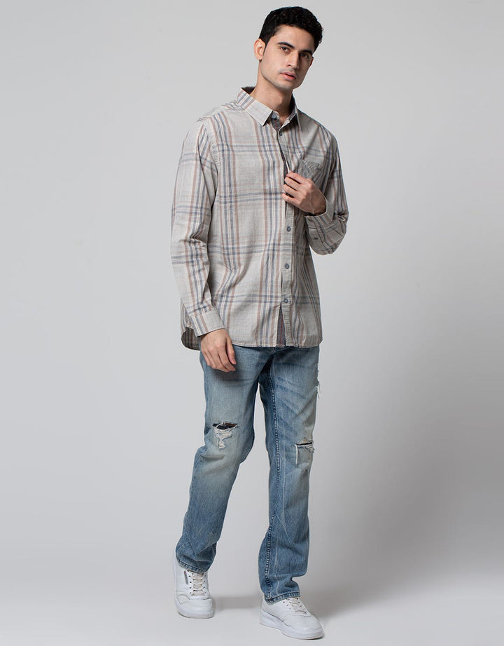 Watchout Casual Shirt Long Sleeve Check