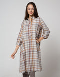 Triset Ladies Motif Garis Casual Dress