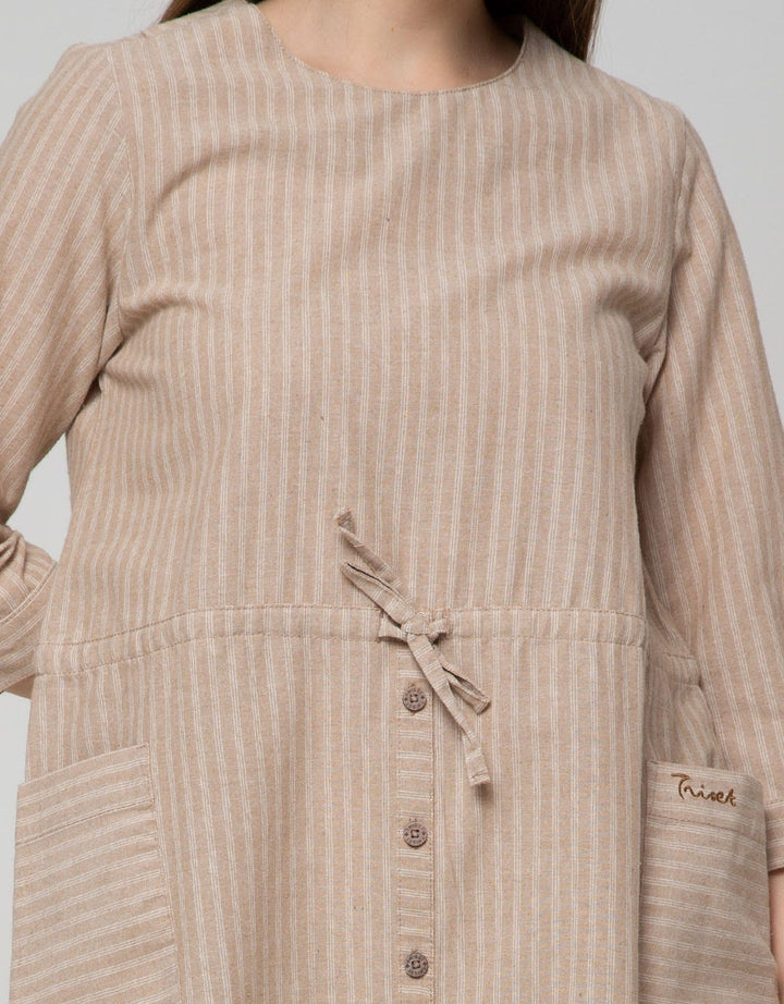 Triset Casual Dresses Kemeja Pita
