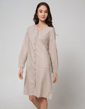 Triset Casual Dress Kancing