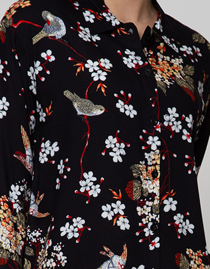 St. Yvesd Long Sleeve Pyjama Pants Oriental Birdy