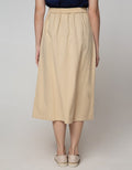 Connexion Midi Skirt 2 Pocket Button Down Skirt