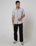 Watchout Casual Kemeja Textured Pria