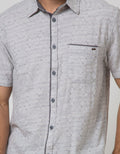 Watchout Casual Kemeja Textured Pria