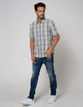 Watchout Casual Short Sleeve Shirt Full Button