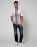 Watchout Casual Short Sleeve Shirt Stripes
