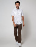 Watchout Casual Kemeja Lengan Pendek Double Pocket