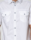 Watchout Casual Kemeja Lengan Pendek Double Pocket