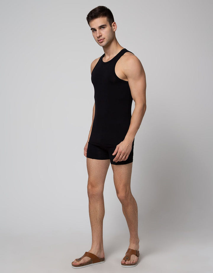 Watchout Satu Set Singlet Boxer Pria