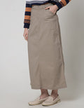 Triset Long Zipper Skirt