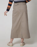 Triset Long Zipper Skirt
