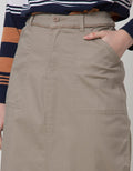Triset Long Zipper Skirt