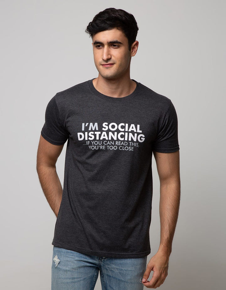 T Zone Short Sleeve T-Shirt Big Size Print Too Close