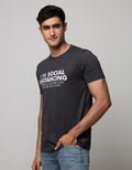 T Zone Short Sleeve T-Shirt Big Size Print Too Close