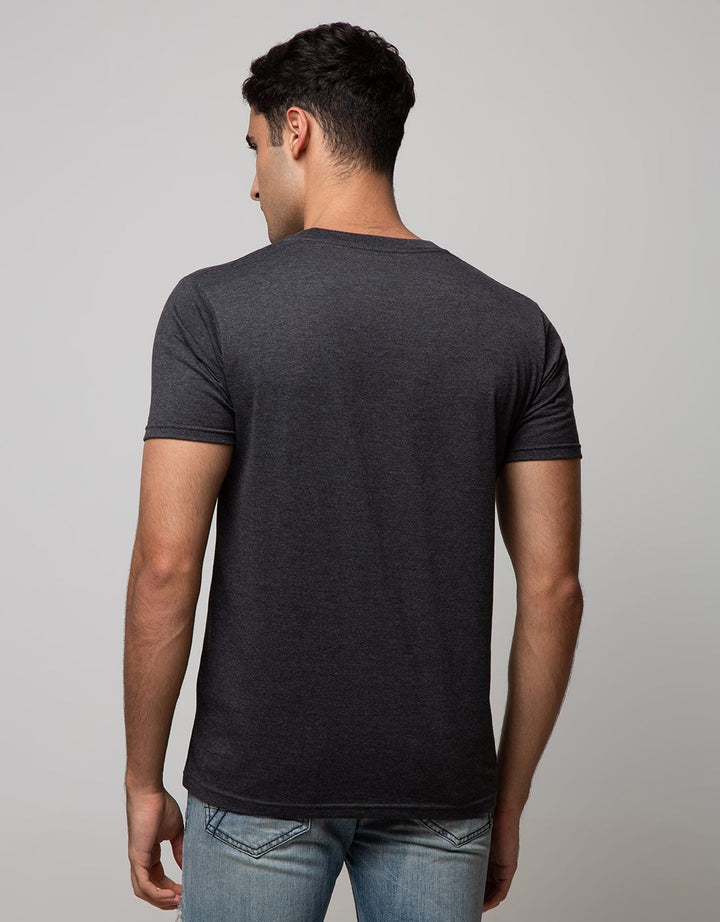 T Zone Short Sleeve T-Shirt Big Size Print Too Close
