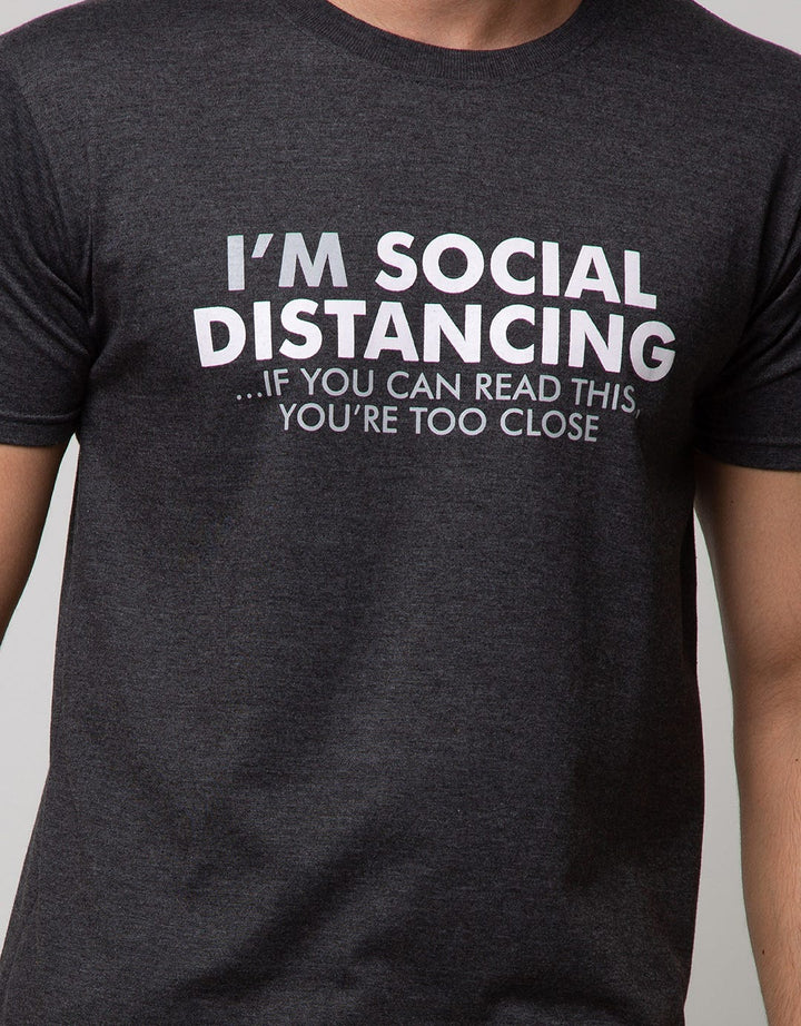 T Zone Short Sleeve T-Shirt Big Size Print Too Close