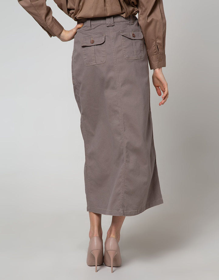 Triset Ladies Casual Rok Full Kancing