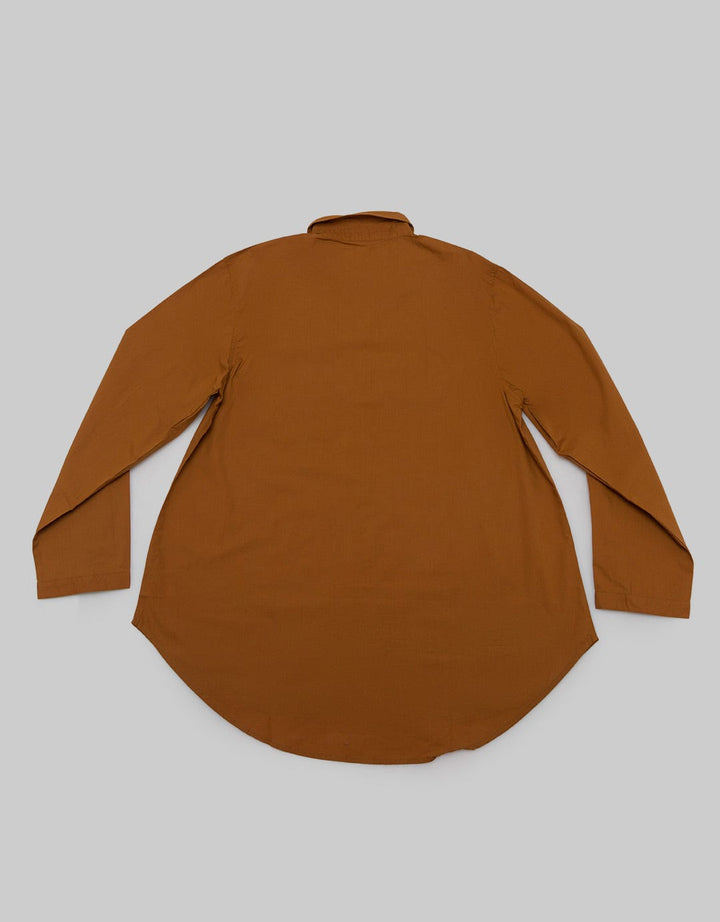 Geela Casual Plain Kemeja Wanita
