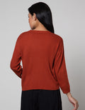 Triset Casual Textured Sweater Wanita
