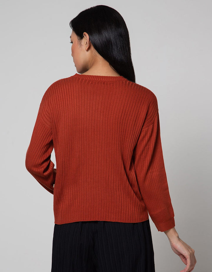 Triset Casual Textured Sweater Women