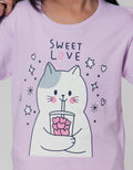 Little M Short Sleeve T-Shirt Sweet Love Cat