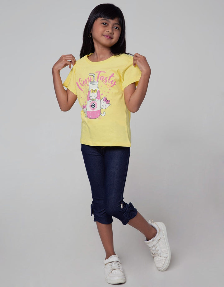 Little M Short Sleeve T-Shirt Print Llama 2 Packs