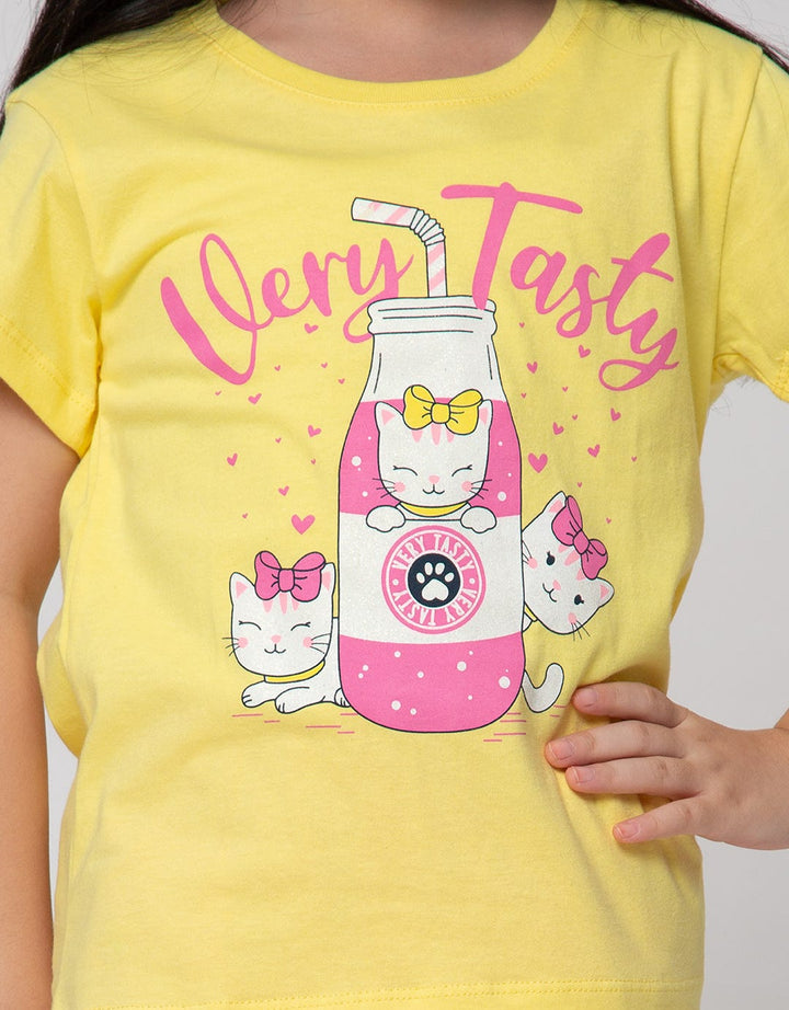 Little M Short Sleeve T-Shirt Very Tasty