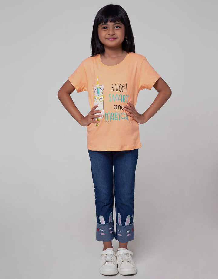 Little M Short Sleeve T-Shirt Sweet Smart And Magical