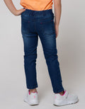 Little M Jegging Denim Unicorn Bordir Lutut