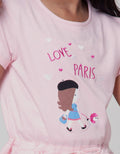 Little M Short Sleeve Jumpsuit Nonik Paris Poodle Serut