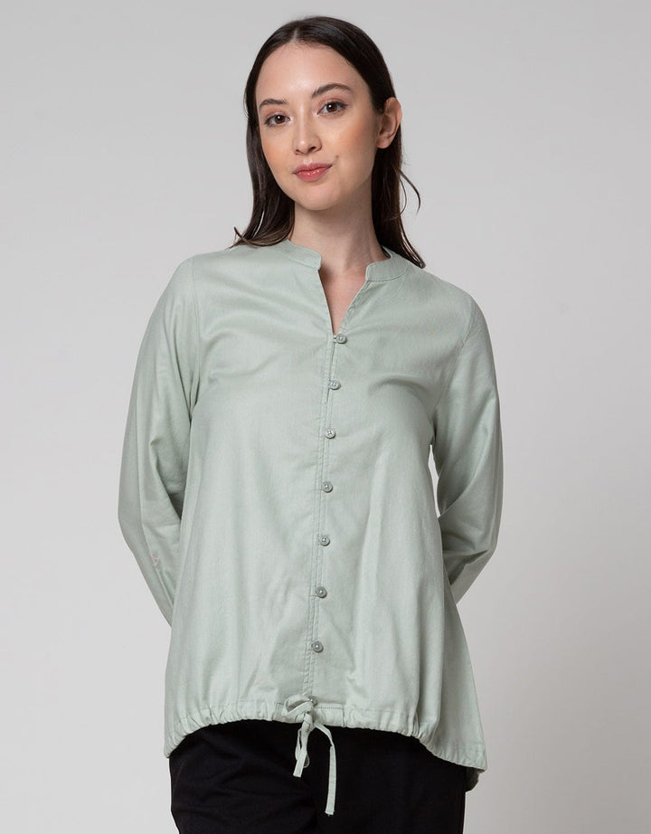 Triset Casual Drawstring Bottom Blouse
