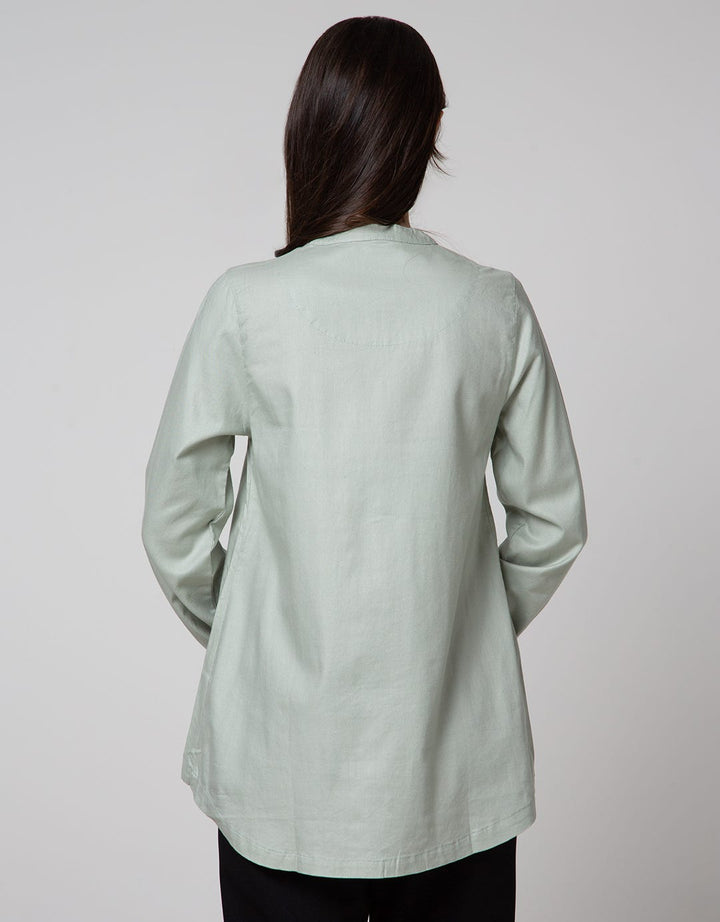 Triset Casual Drawstring Bottom Blouse