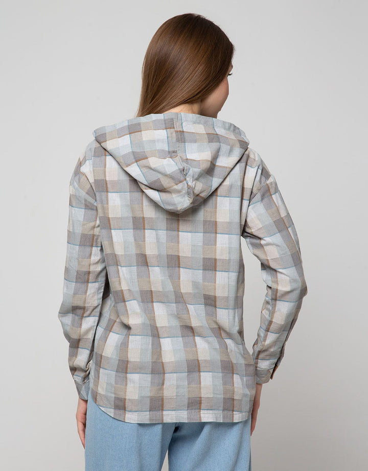 Triset Check Lon Women's Blouse