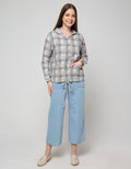 Triset Check Lon Women's Blouse
