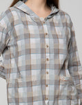 Triset Check Lon Women's Blouse