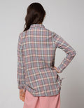 Triset Casual Plaid Blouse