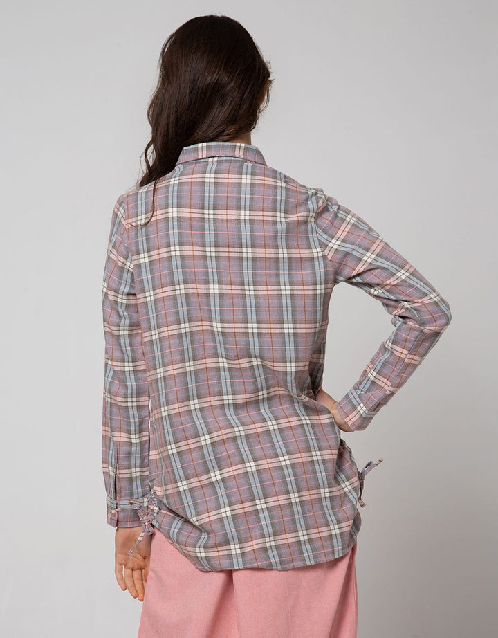 Triset Casual Plaid Blouse