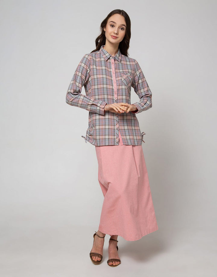 Triset Casual Plaid Blouse