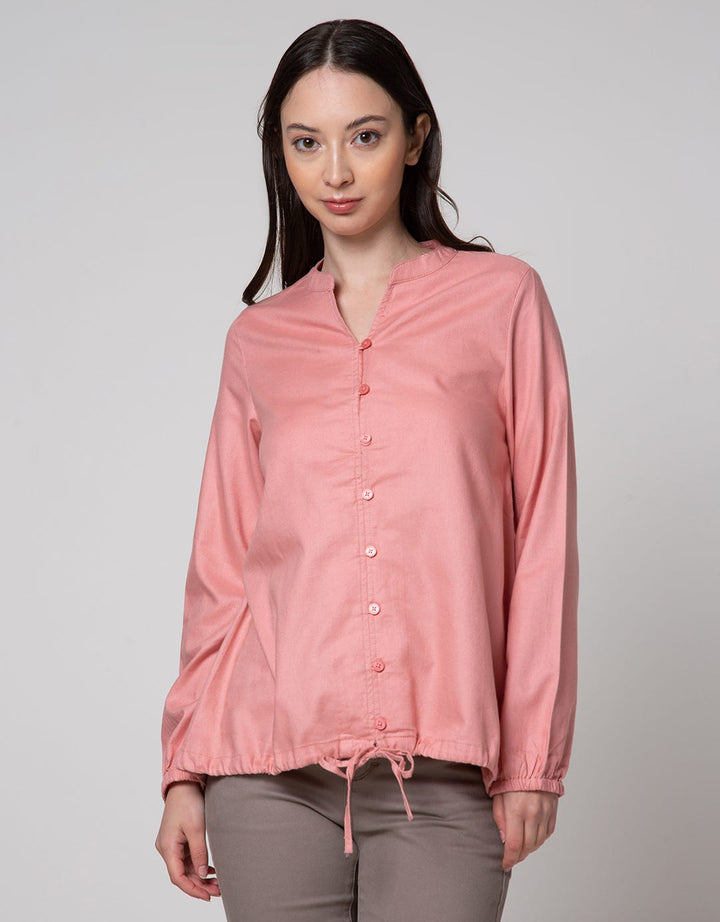 Triset Casual Drawstring Bottom Blouse