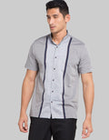 MOC Baju Koko Lengan Pendek Greys Pria
