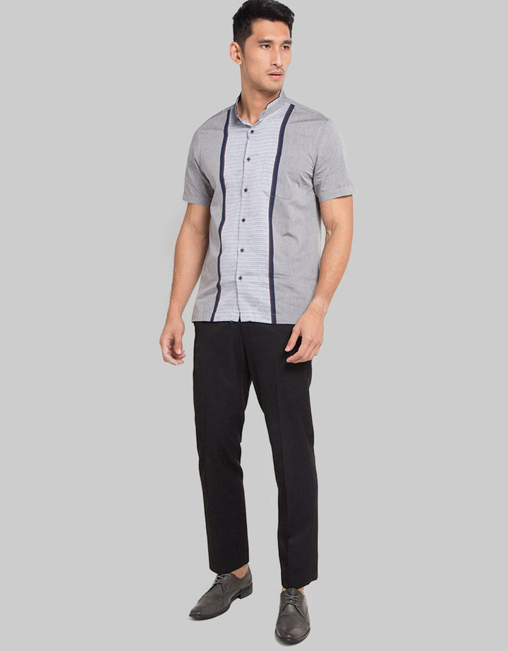 MOC Baju Koko Lengan Pendek Greys Pria