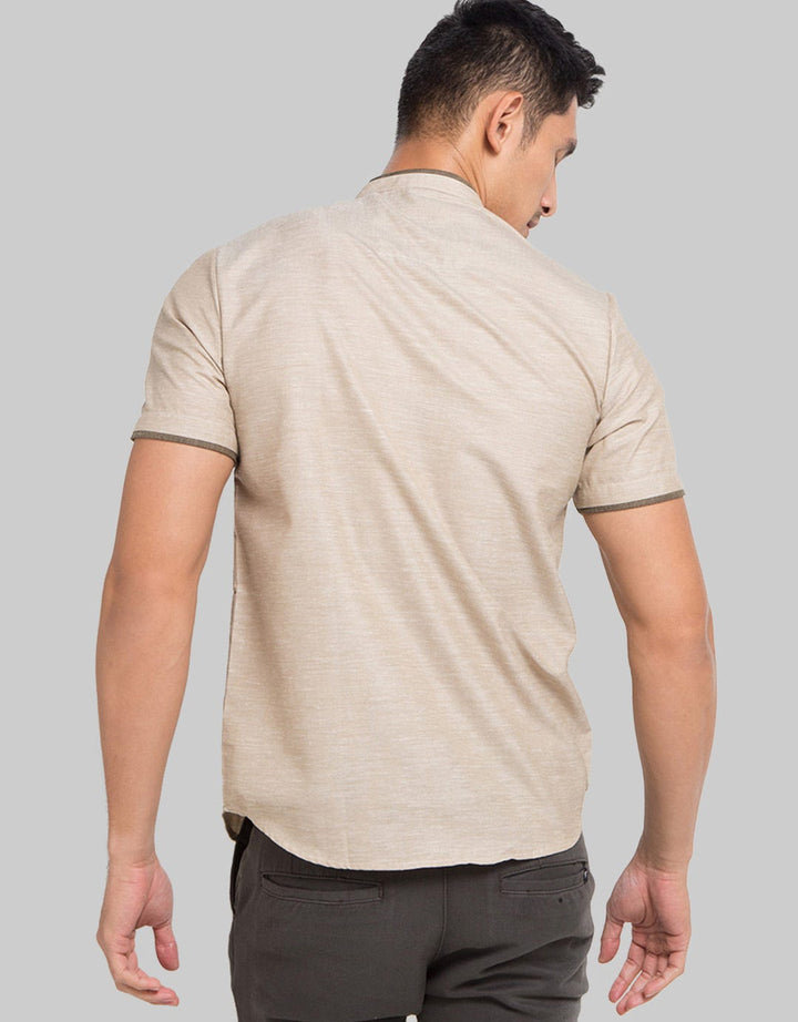 Moc Baju Koko Lengan Pendek Pria Silko